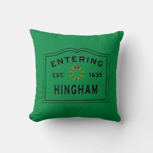 Coussin Entrée Hingham Massachusetts Noël