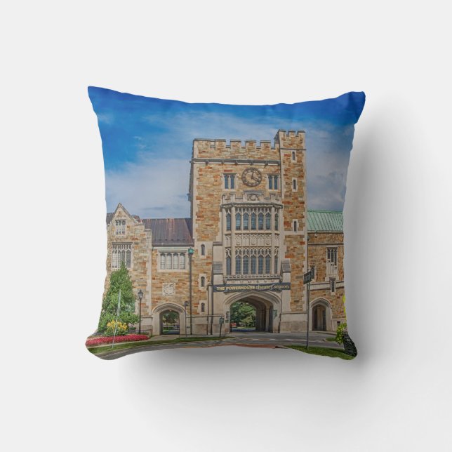 Coussin Entrée principale d'université de Vassar dans NY (Recto)