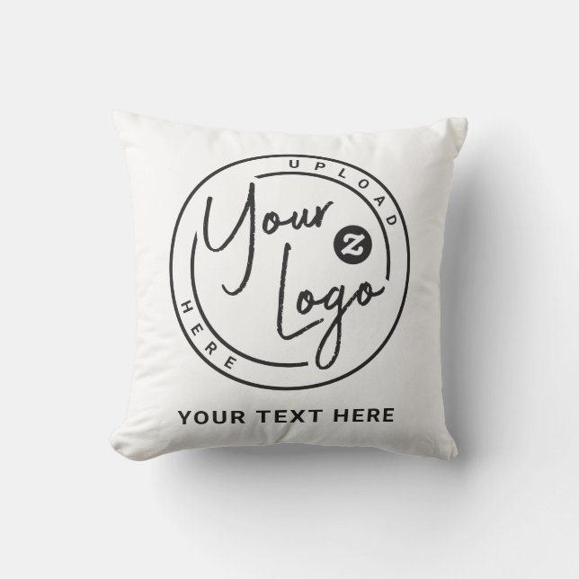 Coussin Entreprise de logo de marque personnalisée (Recto)