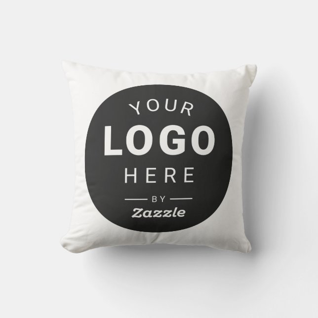Coussin Entreprise de logo personnalisé (Recto)