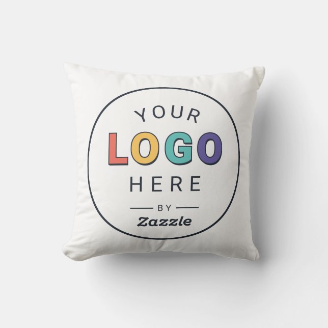 Coussin Entreprise de logo personnalisé (Recto)