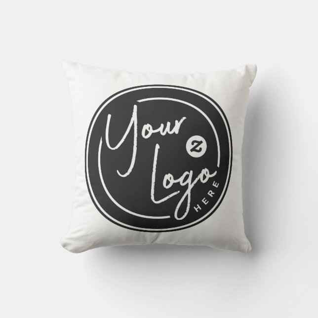 Coussin Entreprise de logos personnalisés (Recto)