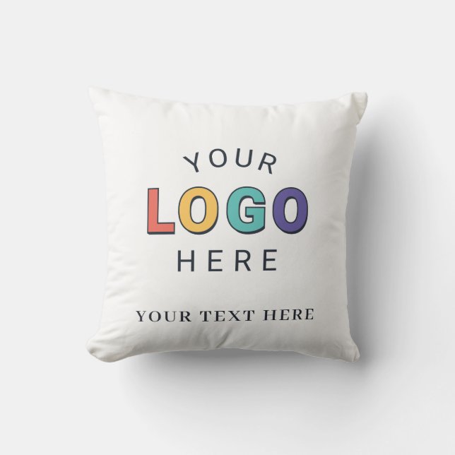 Coussin Entreprise de logos personnalisés (Recto)