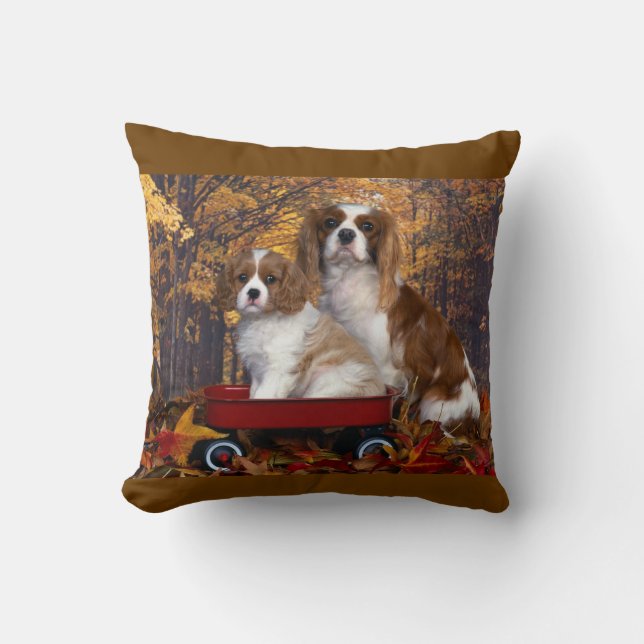 Coussin Épagneul cavalier du Roi Charles (Recto)