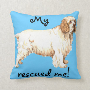 Coussin Épagneul de Clumber de délivrance