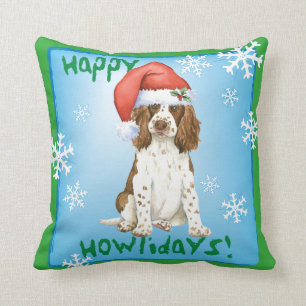Coussin Épagneul de springer anglais heureux de Howliday