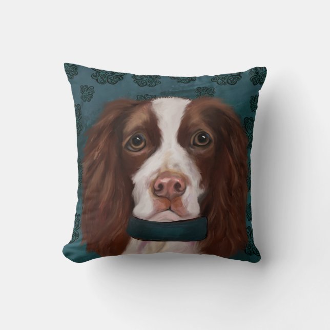 Coussin Épagneul Springer Anglais   (Recto)