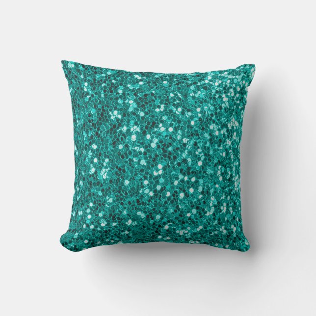 Coussin Épercées turquoise : Bright Close Up Foundation (Recto)