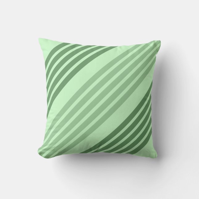 Coussin Éperon vert diagonale (Recto)