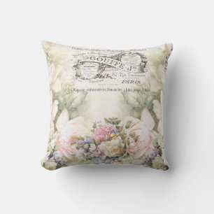 Coussin Ephémère de la florale victorienne et de la public