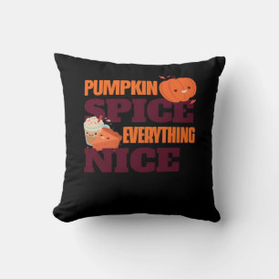 Coussin Épice citrouille Et Tout Nice Citation D'Automne