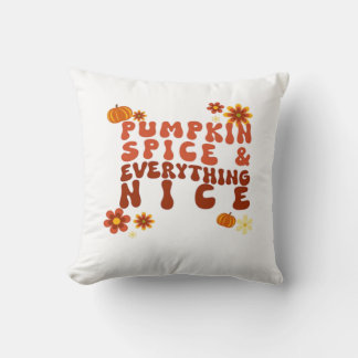 Coussin Épice citrouille & Tout Nice Mème & Tendance