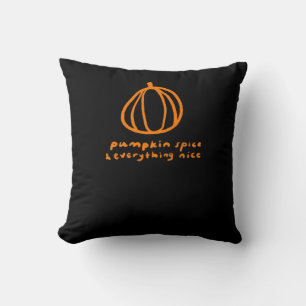 Coussin Épice citrouille & Tout Nice Tendance & Amusant