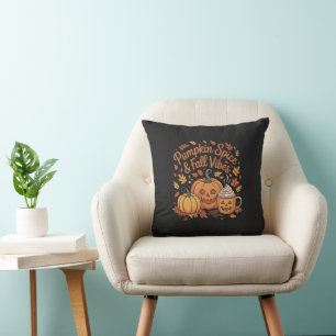 Coussin Épices de citrouille et ambiance d'automne