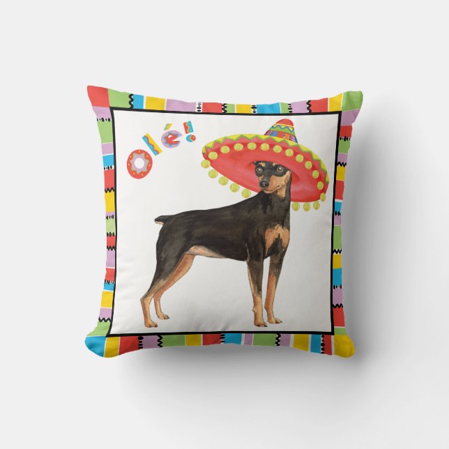 Coussin Épingle de la mine Fiesta (Recto)