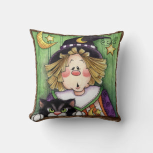 Coussin Épouvantail Sorcier 