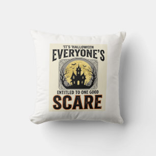 Coussin Épouvante Halloween Tout le monde a droit à un Fan