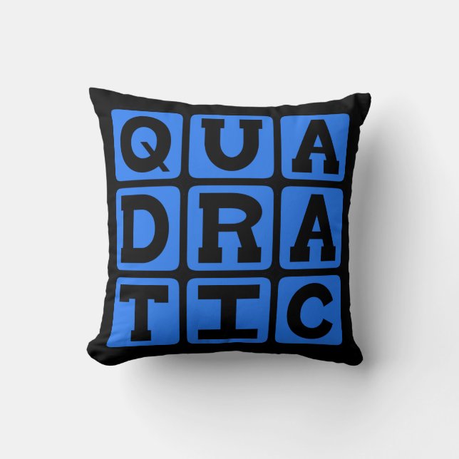 Coussin Équation quadratique, mathématique (Recto)