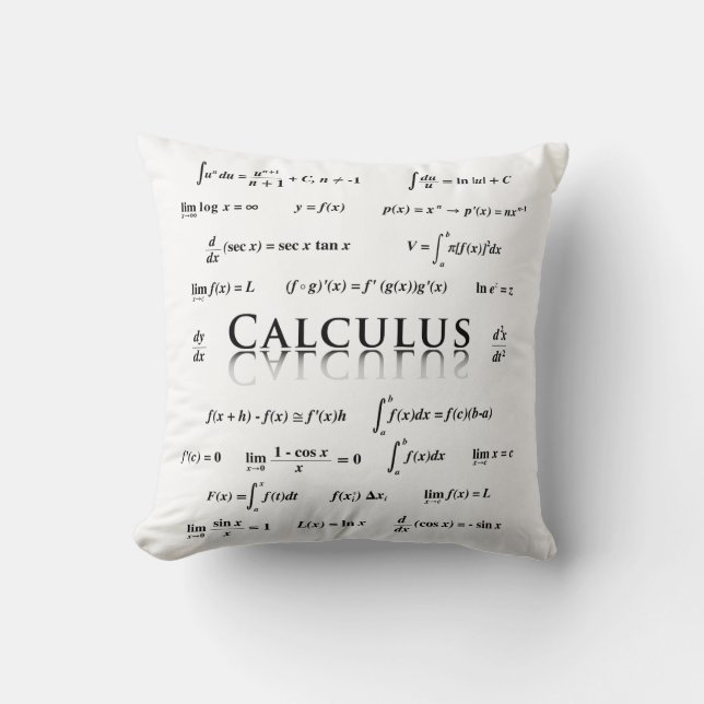 Coussin Équations de calcul (Recto)