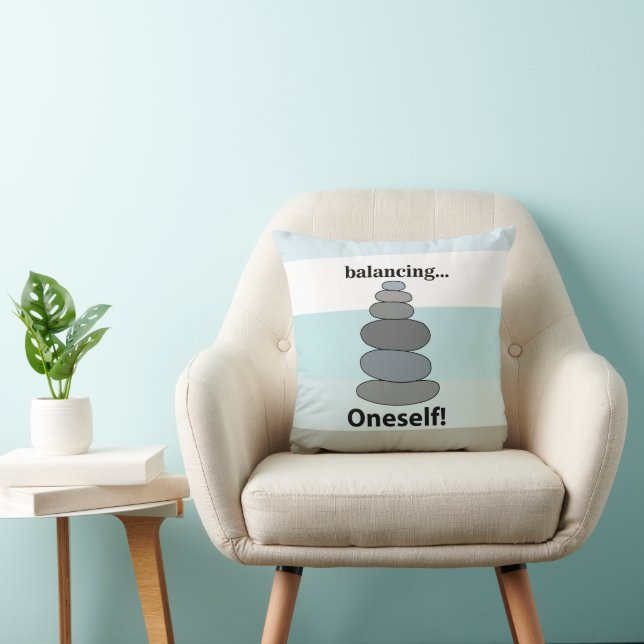 Coussin Équilibrage de pierres  (Chaise)