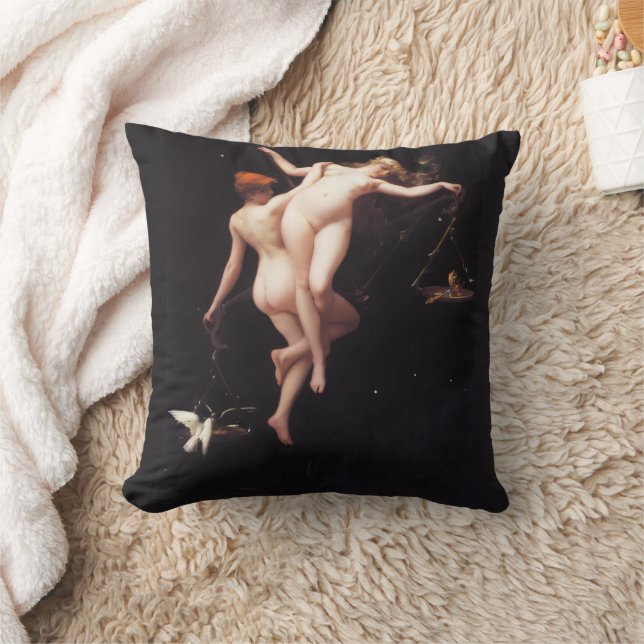 Coussin Équilibre du zodiaque – Astrologie sombre (Couverture)