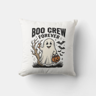 Coussin Équipage Boo Forever Vintage Fantôme Chemise Hallo