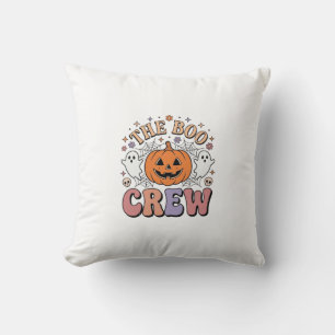 Coussin Équipage fantôme d'Halloween Mignon Effrayant Vint