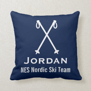 Coussin Équipe alpine nordique de ski de Polonais de ski