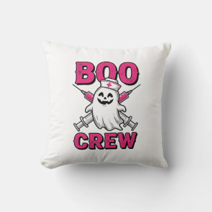 Coussin Équipe Bouh Infirmière Fantôme Halloween Conceptio