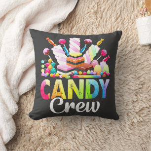 Coussin Équipe de bonbons Décorations Candy Land Sweetie C
