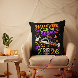 Coussin Équipe de croisière Halloween 2026 tenue coordonné
