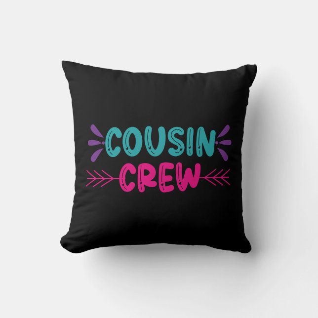 Coussin Équipe de Cute Cousin (Recto)