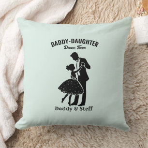 Coussin Équipe de danse papa-fille (4) T-shirt