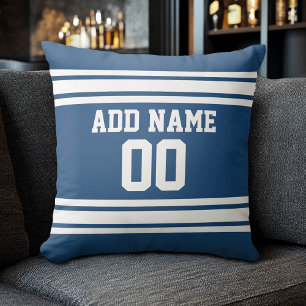 Coussin Équipe de football Jersey avec un nom personnalisé