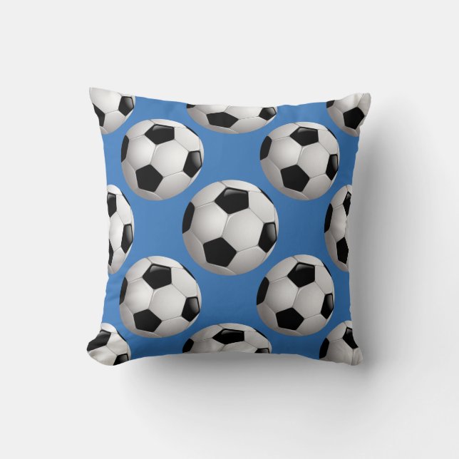 Coussin Équipe de Football Personnalisé Reversible (Recto)