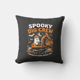 Coussin Équipe de fouille hantée d'Halloween