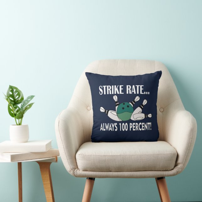 Coussin Équipe de frappe de boule de quille de bowling  (Chaise)