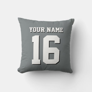 Coussin Équipe de Jersey Charcoal Grey Sports
