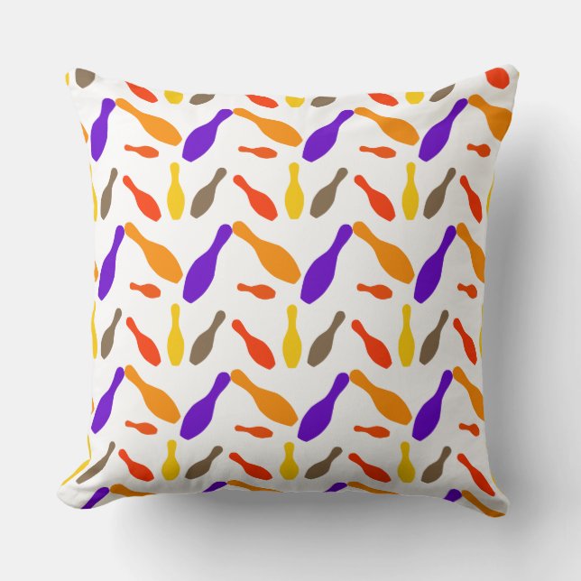 Coussin Équipe de joueur de boule de bowling Exercice Fitn (Recto)