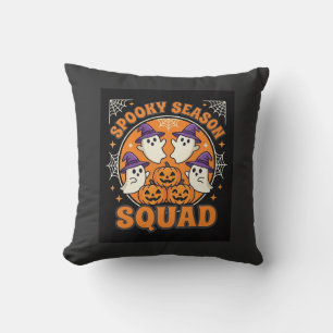 Coussin Équipe de la saison effrayante d'Halloween Design