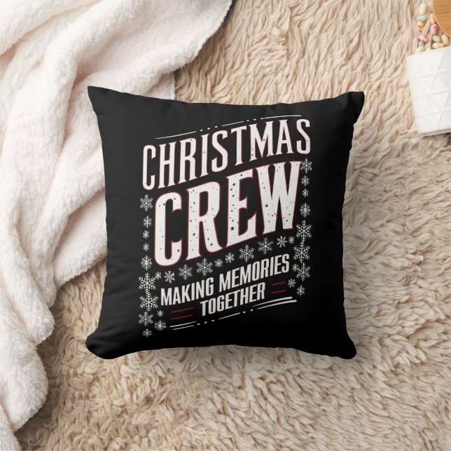 Coussin Équipe de Noël Famille Équipe de Noël Correspondan (Couverture)