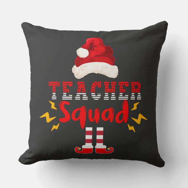 COUSSIN ÉQUIPE DE PROF DE PÈRE NOËL DRÔLE - AMUSEMENT DE N (Recto)