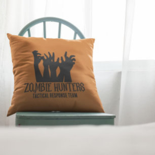 Coussin Équipe de réponse tactique des chasseurs de zombie