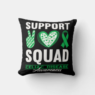 Coussin Équipe de soutien I Gluten Sans Coeliaque Maladie