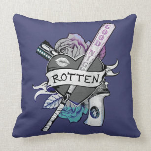 Coussin Équipe de suicide   Harley Quinn "Rotten" Tattoo A