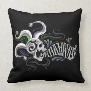 Coussin Équipe de suicide   Joker Skull - Haha