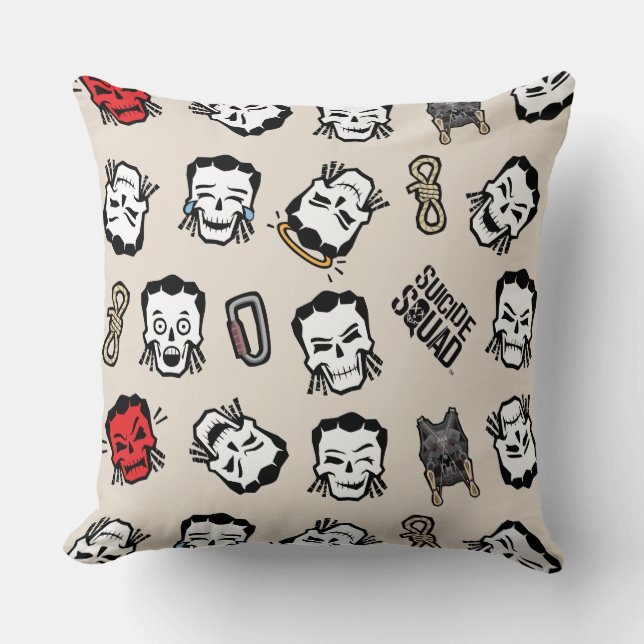 Coussin Équipe de suicide | Slipknot Emoji Motif (Recto)