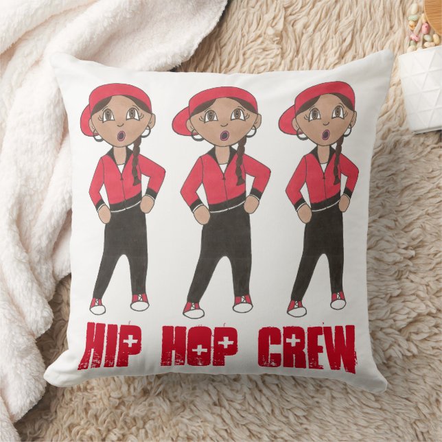 Coussin Équipe Hip hop de danse d'équipage de compétition  (Couverture)
