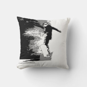 Coussin Équitation libre - Snowboarder