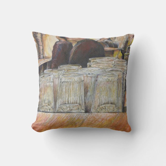 Coussin Équivalent lumineux des émotions passionnées (Recto)